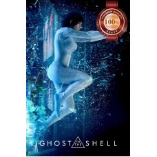 GHOST IN THE SHELL JUMPING THROUGH GLASS 2017 MOVIE PRINT - PREMIUM POSTER