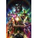 THE AVENGERS INFINITY WAR 2018 FILM MOVIE ORIGINAL ART PRINT PREMIUM POSTER