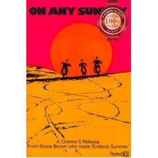ON ANY SUNDAY 1971 V2 70s ORIGINAL OFFICIAL CINEMA MOVIE PRINT PREMIUM POSTER