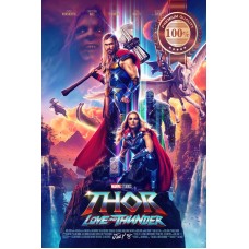 THOR LOVE AND THUNDER MAIN ORIGINAL OFFICIAL CINEMA MOVIE PRINT PREMIUM POSTER