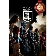 ZACK SNYDER'S JUSTICE LEAGUE V2 HBO OFFICIAL ORIGINAL MOVIE PRINT PREMIUM POSTER