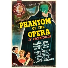 PHANTOM OF THE OPERA 1943 40s ORIGINAL CINEMA MOVIE FILM PRINT PREMIUM POSTER