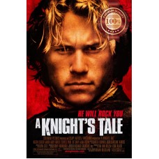 A KNIGHTS TALE 2001 HEATH LEDGER ORIGINAL MOVIE CINEMA PRINT PREMIUM POSTER