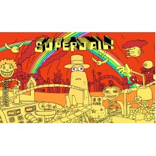 SUPERJAIL CARTOON ADULT SWIM SUPER JAIL DECOR WALL ART PRINT PREMIUM POSTER