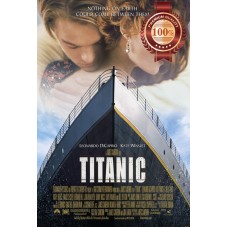 TITANIC ORIGINAL 1997 90s FILM OFFICIAL CINEMA MOVIE PRINT PREMIUM POSTER