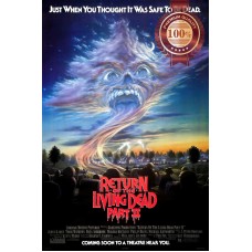 RETURN OF THE LIVING DEAD 2 II 1988 ORIGINAL CINEMA MOVIE PRINT PREMIUM POSTER