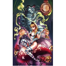 ALICE IN WONDERLAND STREET ART CATERPILLAR SMOKING SEXY PRINT PREMIUM POSTER