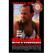 DIE HARD WITH A VENGEANCE 3 1995 ORIGINAL CINEMA MOVIE FILM PRINT PREMIUM POSTER