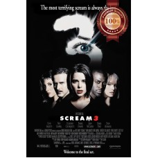 SCREAM 3 2000 ORIGINAL OFFICIAL CINEMA MOVIE FILM PRINT PREMIUM POSTER