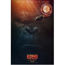 KONG SKULL ISLAND KING KONG 2017 FACE ORIGINAL CINEMA MOVIE PRINT PREMIUM POSTER