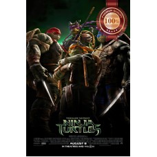 TEENAGE MUTANT NINJA TURTLES 2014 OFFICIAL ORIGINAL MOVIE PRINT PREMIUM POSTER