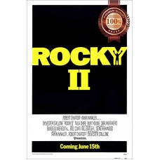ROCKY 2 TWO II BALBOA ORIGINAL TYPE CLASSIC FILM MOVIE PRINT PREMIUM POSTER