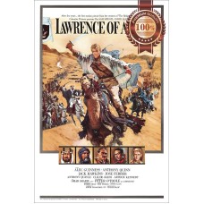 LAWRENCE OF ARABIA 60s OFFICIAL ORIGINAL CINEMA MOVIE PRINT PREMIUM POSTER