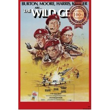 THE WILD GEESE 1978 70 RETRO ORIGINAL CINEMA FILM MOVIE PRINT PREMIUM POSTER