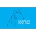 STUDIO GHIBLI LOGO HAYAO MIYAZAKI TOTORO WALL ART BLUE PRINT PREMIUM POSTER