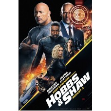 HOBBS AND SHAW FAST AND FURIOUS ORIGINAL CINEMA MOVIE PRINT PREMIUM POSTER