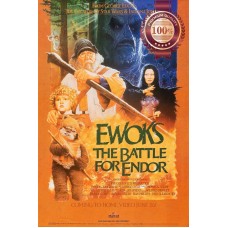 EWOKS THE BATTLE FOR ENDOR ORIGINAL OFFICIAL CINEMA MOVIE PRINT PREMIUM POSTER
