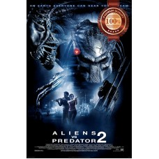 ALIEN VS PREDATOR 2 AVP 2007 OFFICIAL ORIGINAL CINEMA MOVIE PRINT PREMIUM POSTER