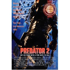 PREDATOR 2 1990 90s ORIGINAL MOVIE CINEMA PRINT PREMIUM POSTER