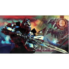 TRANSFORMERS OPTIMUS PRIME ART SWORD ORIGINAL ARTWORK PRINT PREMIUM POSTER