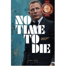 NO TIME TO DIE JAMES BOND TEASER 2021 OFFICIAL CINEMA MOVIE PRINT PREMIUM POSTER