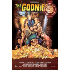 THE GOONIES V2 1985 80s KIDS IN CAVE CINEMA ORIGINAL MOVIE PRINT PREMIUM POSTER