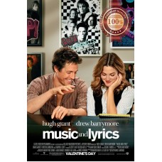 MUSIC AND LYRICS 2007 ORIGINAL OFFICIAL CINEMA FILM MOVIE PRINT PREMIUM POSTER
