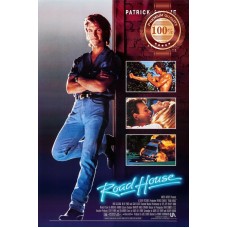 ROAD HOUSE ROADHOUSE 1989 80 ORIGINAL OFFICIAL CINEMA MOVIE PRINT PREMIUM POSTER