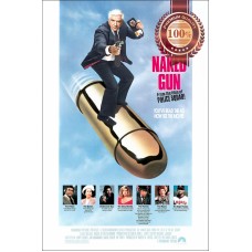 THE NAKED GUN 1 ONE ORIGINAL 1988 80s CINEMA FILM MOVIE PRINT PREMIUM POSTER