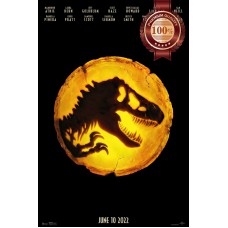 JURASSIC WORLD DOMINION LOGO ORIGINAL OFFICIAL CINEMA MOVIE PRINT PREMIUM POSTER