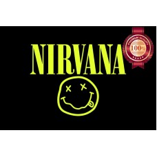 NIRVANA LOGO SMILE SMILEY FACE ALBUM MUSIC BAND ART PRINT  PREMIUM POSTER