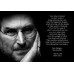 STEVE JOBS FAMOUS QUOTE SAYING INSPIRATIONAL WALL ART PRINT - PREMIUM POSTER