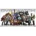 OVERWATCH VIDEO GAME CAST CHARACTERS ART HOME DECOR PRINT - PREMIUM POSTER