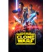 THE CLONE WARS ANIMATED STAR WARS ORIGINAL MOVIE CINEMA PRINT PREMIUM POSTER