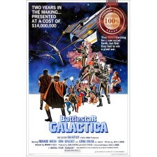 BATTLESTAR GALACTICA 1978 70s ORIGINAL CINEMA MOVIE FILM PRINT PREMIUM POSTER