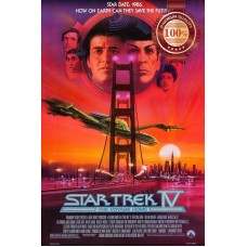 STAR TREK IV THE VOYAGE HOME 1986 80s ORIGINAL CINEMA MOVIE PRINT PREMIUM POSTER