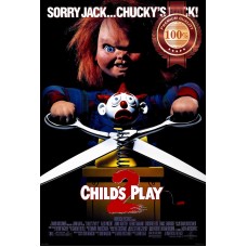 CHILDS PLAY 2 TWO ORIGINAL 90s MOVIE FILM 1990 CHUCKY PRINT PREMIUM POSTER