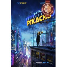 POKEMON DETECTIVE PIKACHU 2019 OFFICIAL CINEMA MOVIE FILM PRINT PREMIUM POSTER