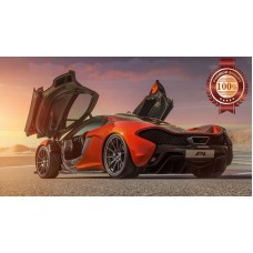 MCLAREN P1 GTR SUPERCAR SPORTS SUPER DREAM CAR PHOTO PRINT - PREMIUM POSTER