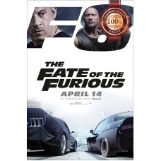 THE FATE OF THE FURIOUS ORIGINAL OFFICIAL CINEMA MOVIE PRINT PREMIUM POSTER
