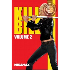 KILL BILL VOL 2 RED II 2004 ORIGINAL OFFICIAL CINEMA MOVIE PRINT PREMIUM POSTER