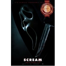 SCREAM MASK TEASER 2022 ORIGINAL OFFICIAL CINEMA MOVIE FILM PRINT PREMIUM POSTER