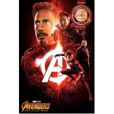 INFINITY WAR HEROES RED AVENGERS CINEMA MOVIE FILM PRINT PREMIUM POSTER