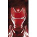 IRONMAN HELMET CLOSE UP IRON MAN PAINTING ARTWORK ART PRINT PREMIUM POSTER