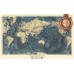 THE FLOOR OF THE OCEANS GEOGRAPHICAL SOCIETY WORLD MAP PRINT PREMIUM POSTER