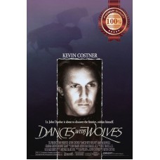 DANCES WITH WOLVES ORIGINAL OFFICIAL CINEMA FILM MOVIE PRINT PREMIUM POSTER