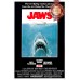 JAWS 1 OFFICIAL ORIGINAL 1975 FIRST FILM MOVIE CINEMA PRINT PREMIUM POSTER