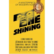 THE SHINING 1980 YELLOW OFFICIAL FILM MOVIE ORIGINAL CINEMA PRINT PREMIUM POSTER