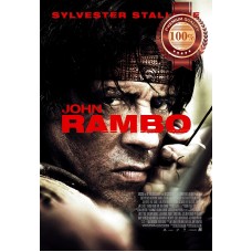 JOHN RAMBO 2008 STALLONE OFFICIAL ORIGINAL CINEMA MOVIE PRINT PREMIUM POSTER