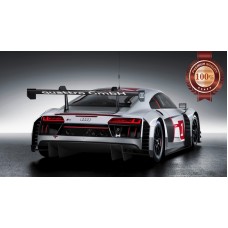 AUDI R8 QUATTRO GT3 RACE SUPER HYPER CAR BACK REAR SIDE PRINT PREMIUM POSTER